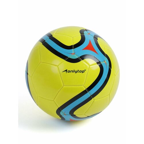 Мяч футбольный ONLYTOP, р. 5 (PVС, камера PVС, машинная сшивка)