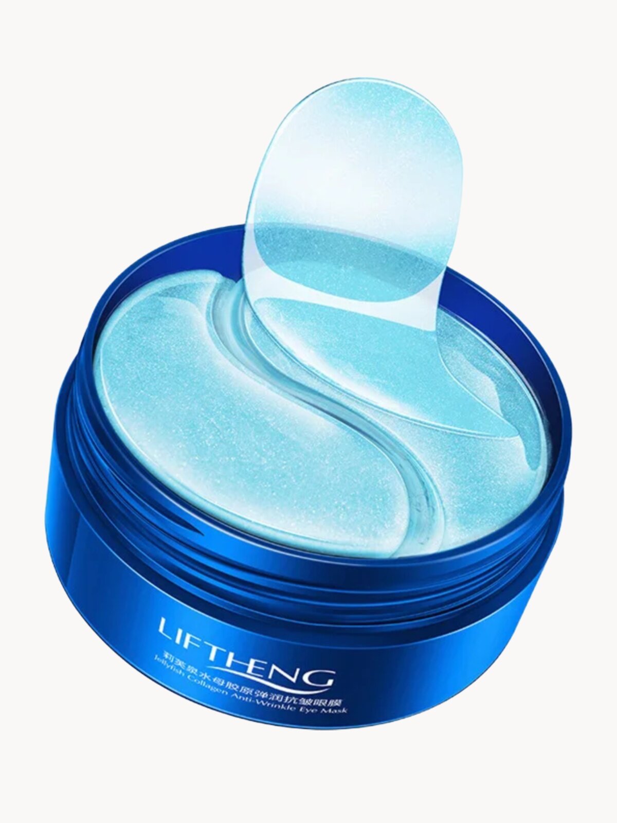 Патчи для глаз гидрогелевые 2 шт по 60 патчей LIFTHENG / Жидкие патчи от морщин вокруг глаз от синяков под глазами