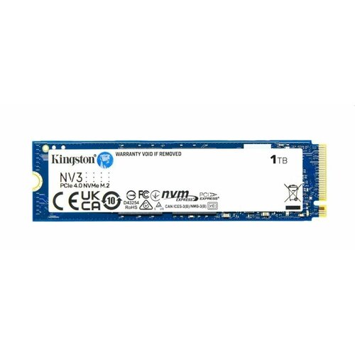 Накопитель SSD 1 ТБ Kingston NV3 6000 МБс Быстрее NV2 5249₽