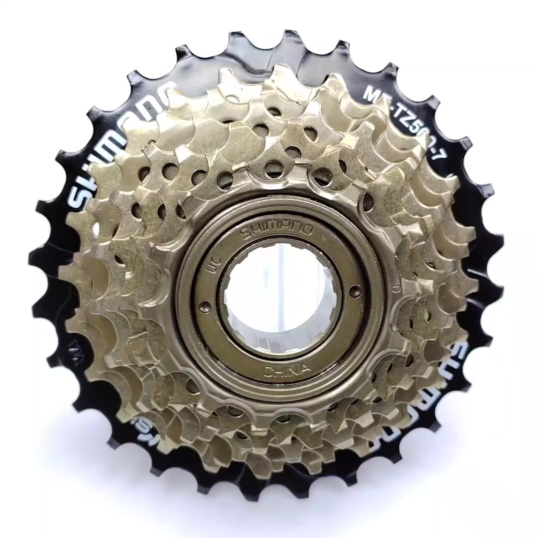 Shimano Трещотка велосипедная MF-TZ500, 14-28, 7 скоростей, без защиты — фото 1