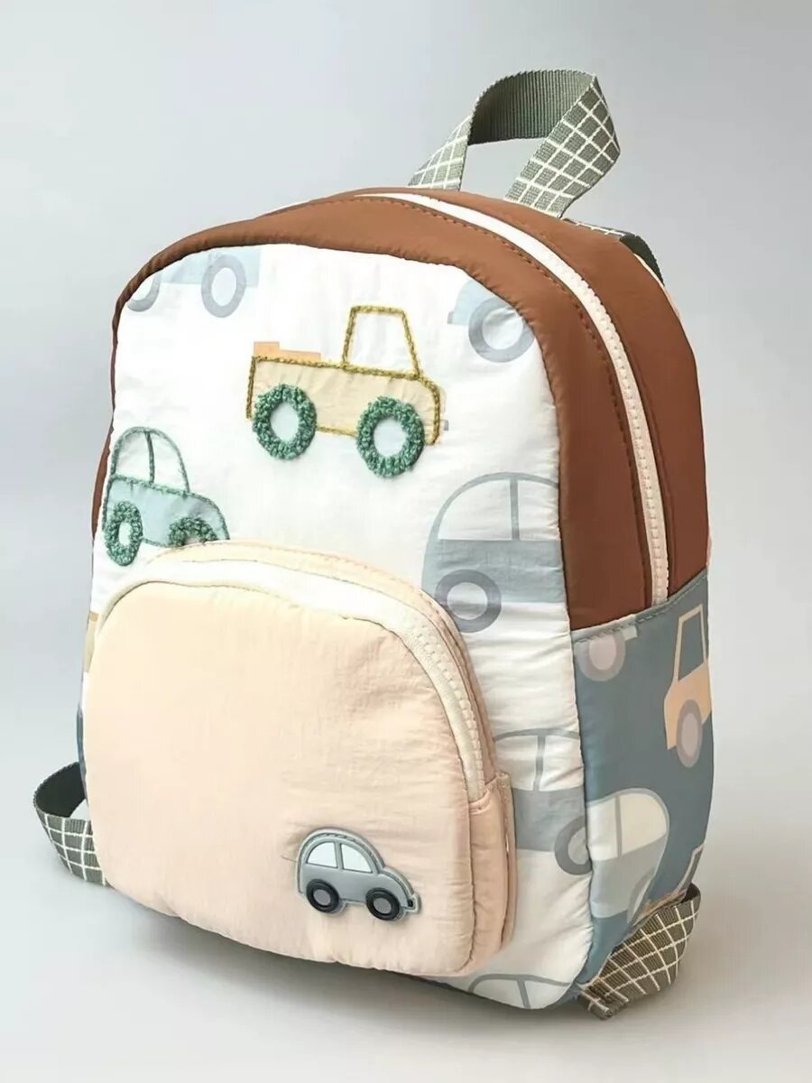 Рюкзак в садик машинки