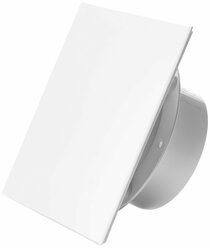 Вытяжной тонкий вентилятор SlimVent МV 100, пластик квадрат белый матовый