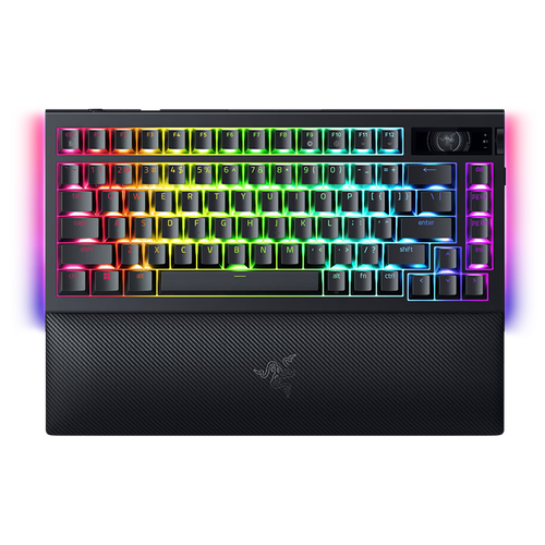Игровая клавиатура Razer BlackWidow V4 Wireless черная Professional Edition Bluetooth настраиваемая OLED-экран 24575₽