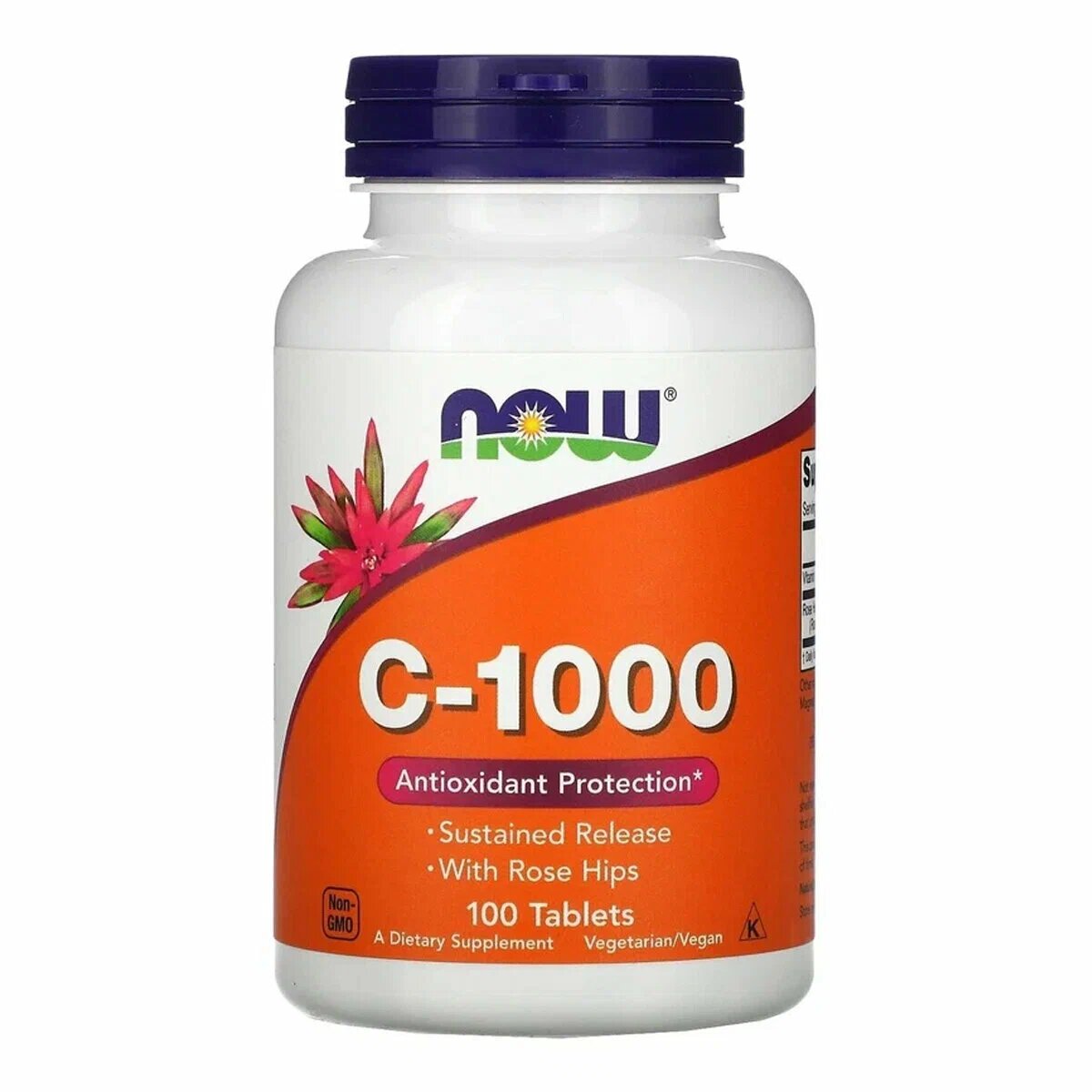 БАД Now C-1000 with Rose Hips SR, 250 штук, для мужчин и женщин