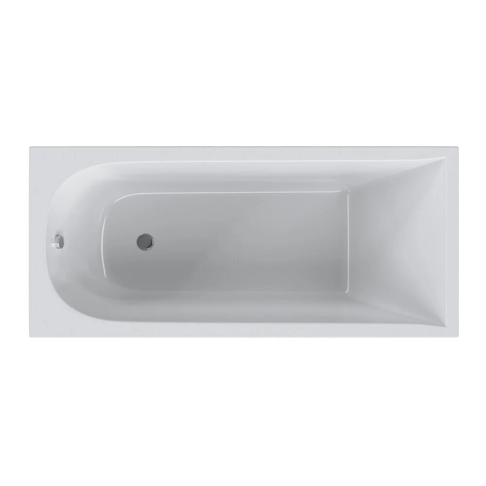 Акриловая ванна Alba Spa Impero 170х75 см, белая глянцевая - фото №1