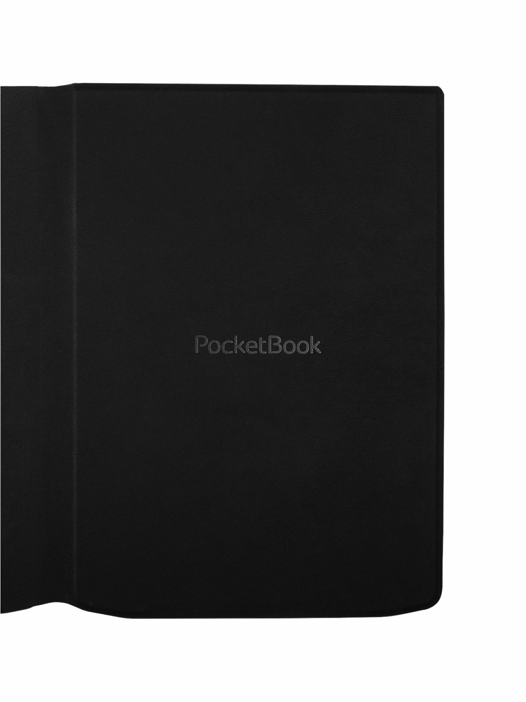 Чехол-книжка PocketBook HN-FP-PU-743G-RB-CIS Flip, для PocketBook InkPad, полиуретан/микрофибра, черный — фото 1