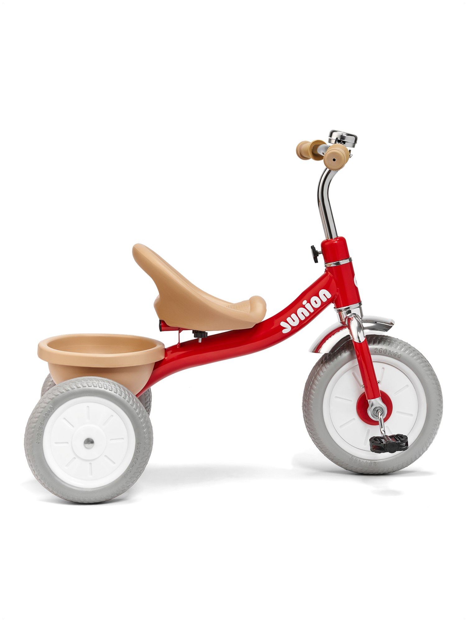 Детский трехколесный велосипед JUNION Indi, красный — фото 1