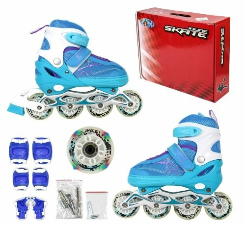 Яркие детские ролики M (35-38) — фото 1