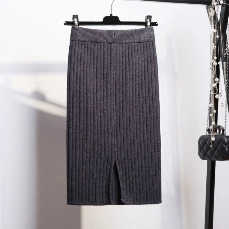 Юбка CROPPED TOP LADY размер M серый