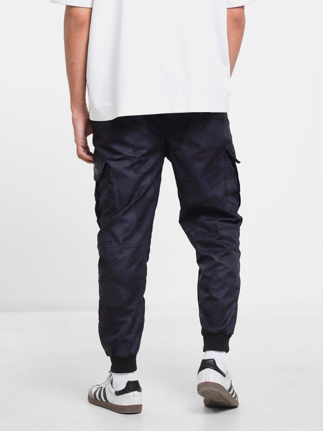 Брюки спортивные , размер L, синий — фото 1