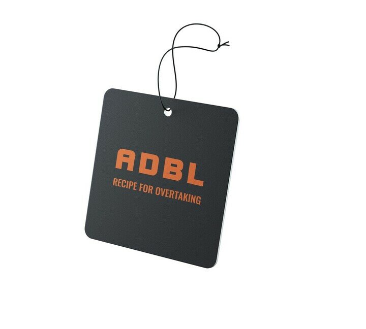 Картонный подвес для спреевых ароматизаторов ADBL Magic Square, без запаха