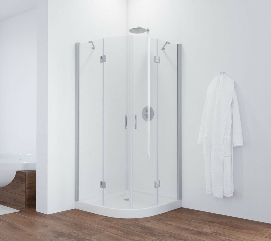 Душевой уголок Vegas Glass AFS 0110 07 01 стекло прозрачное, 110x110 - фото №2