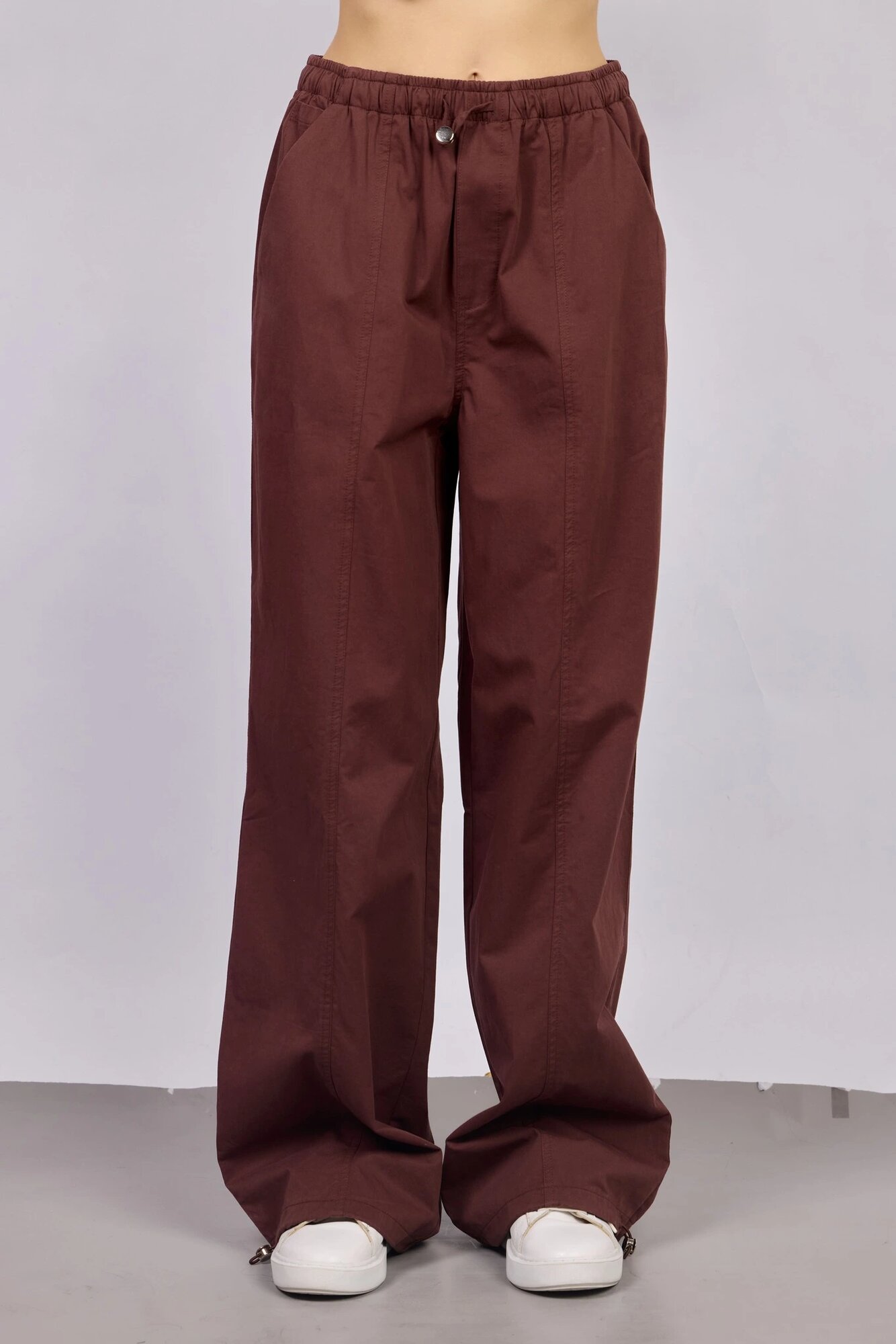 Брюки Selfie, размер XS, бордовый — фото 1