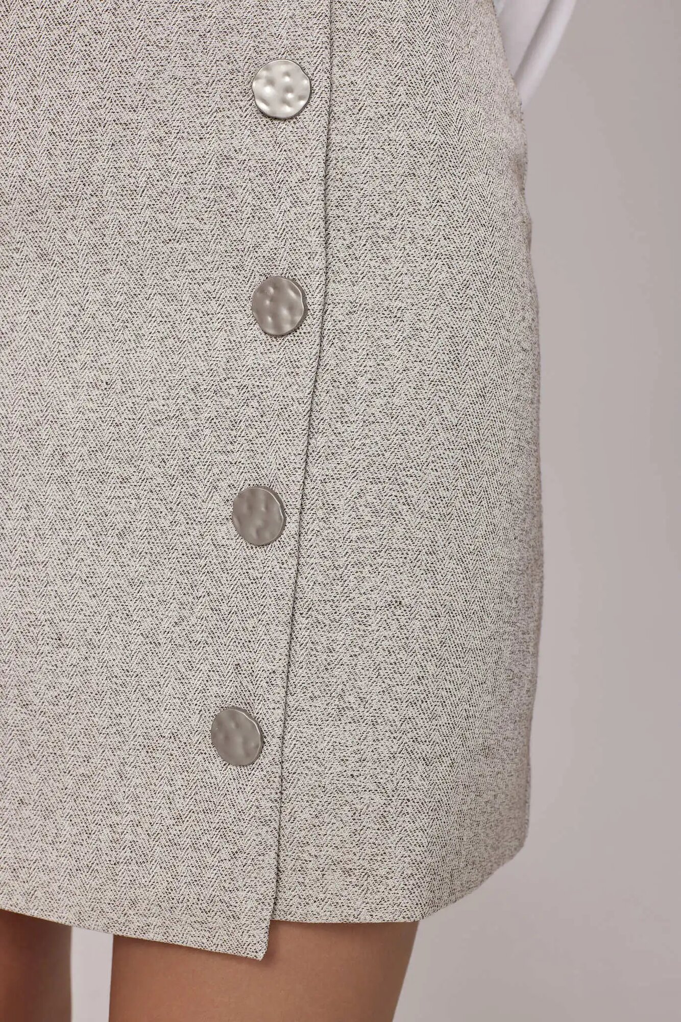 Юбка Selfie, размер M, бежевый — фото 1