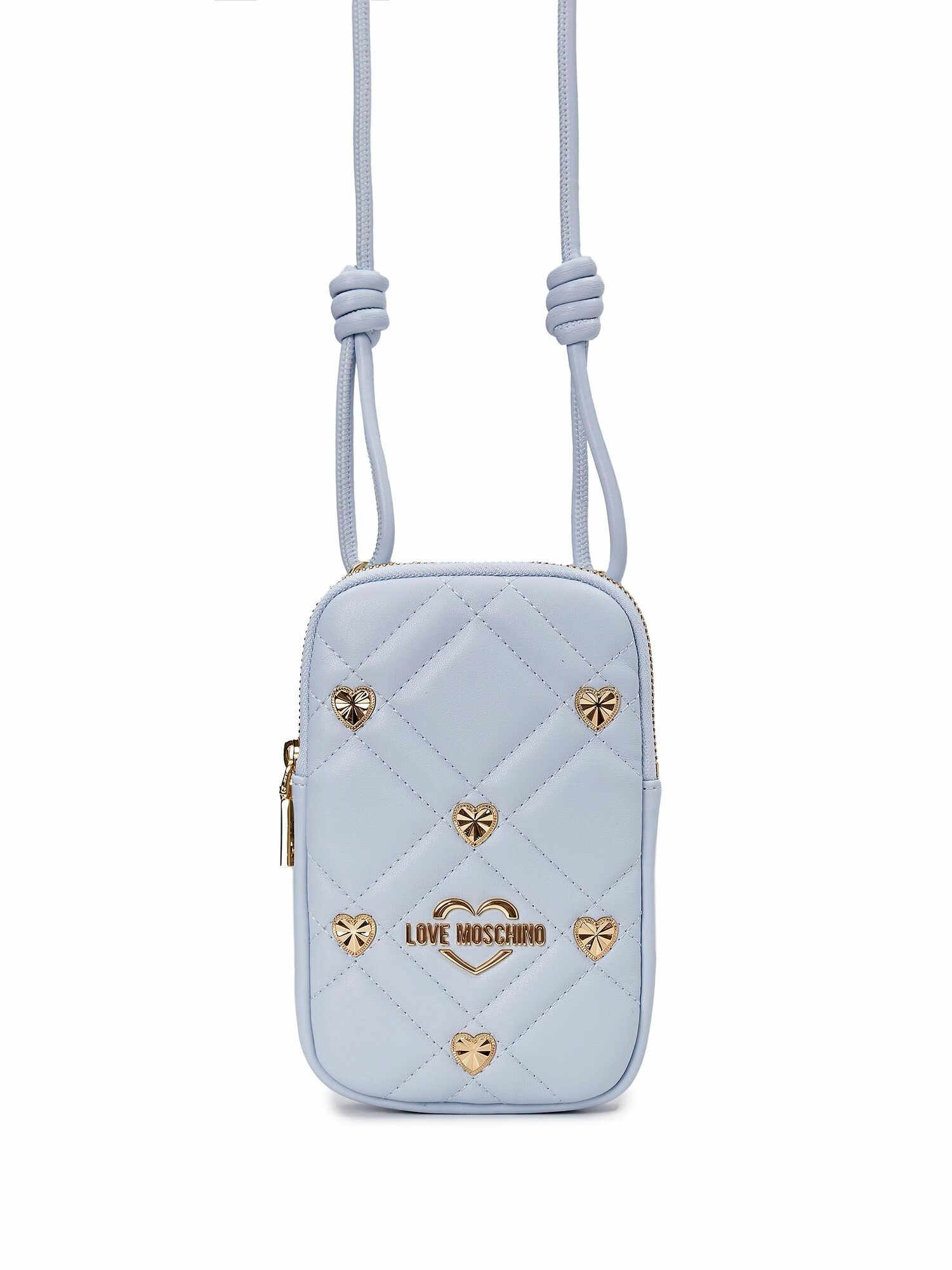 Сумка LOVE MOSCHINO, фактура стеганая, голубой