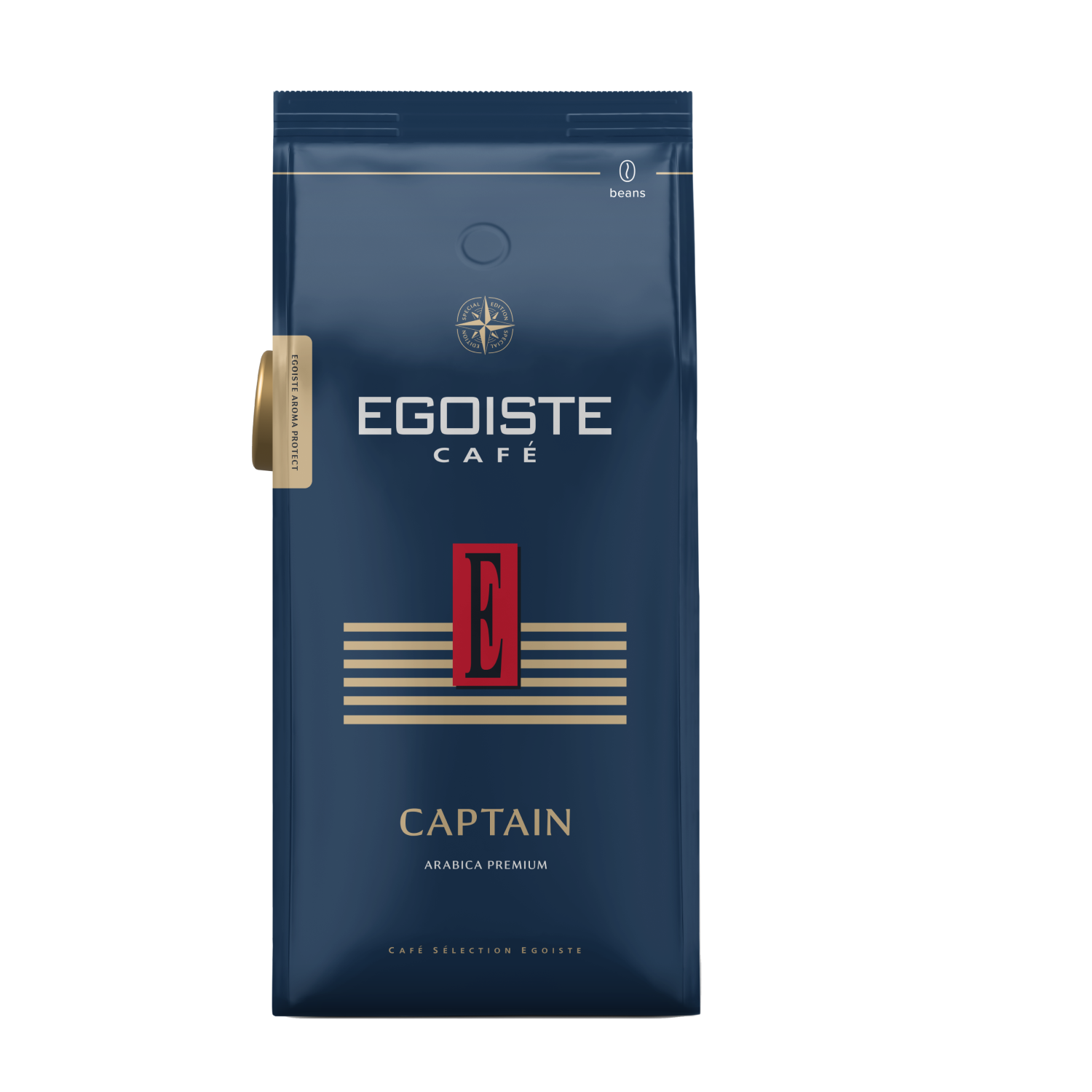 Кофе "Egoiste" Captain, арабика, средняя обжарка, в зернах, 1 кг