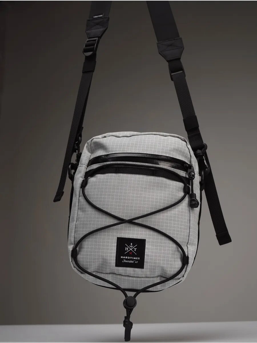 Сумка Hard Times21х21 см, серый