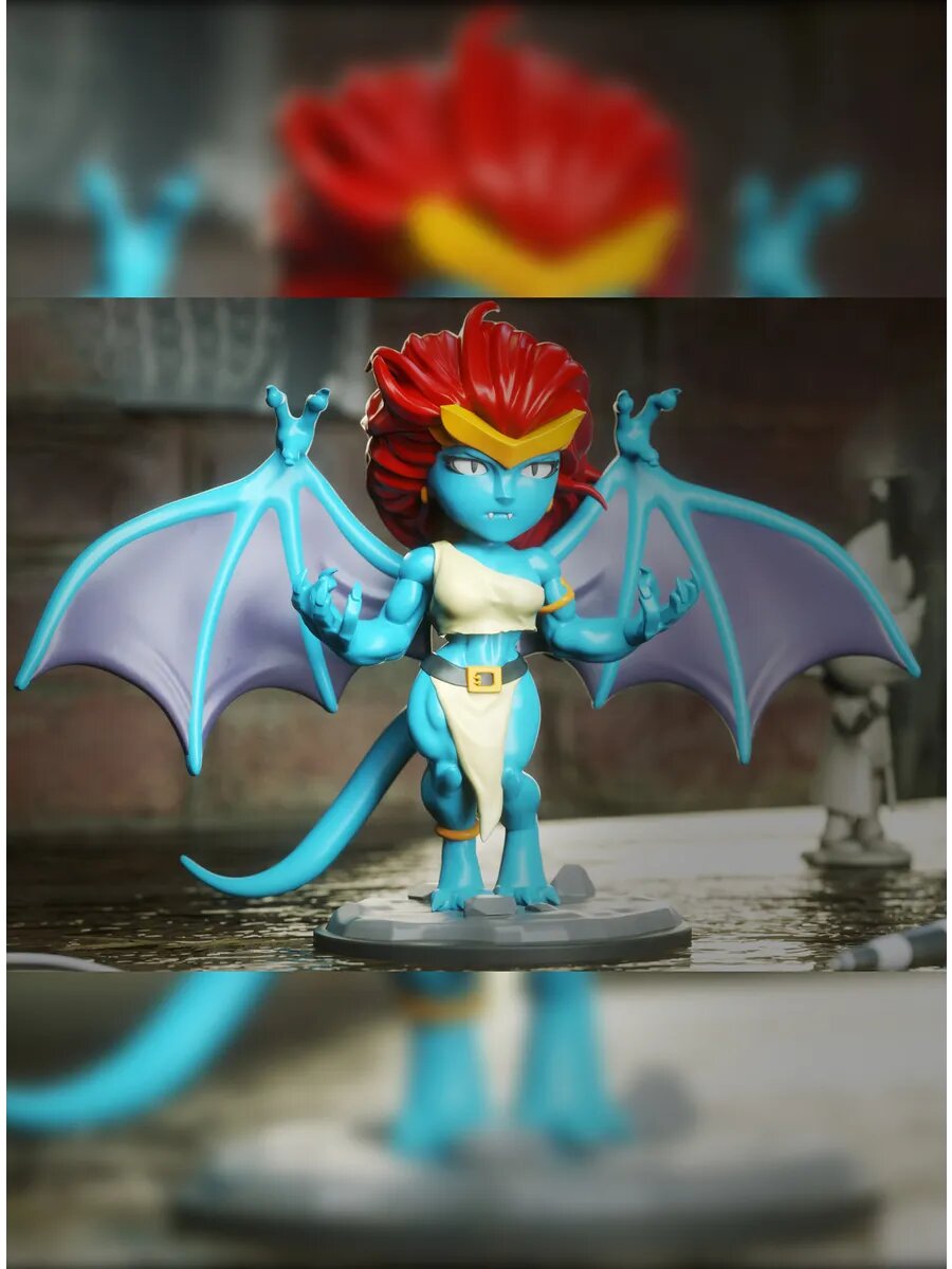Гаргулья Демона(Demona) Фигурка под покраску 10см