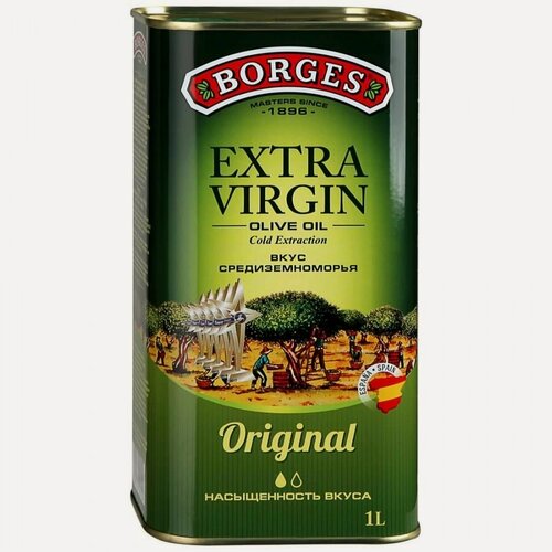 Изображение товара Масло оливковое нерафинированное Extra Virgin Borges 1000 мл.