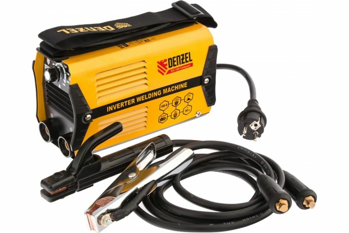 Аппарат инвертор дуговой сварки 180 А ПВ DENZEL DS-180 Compact