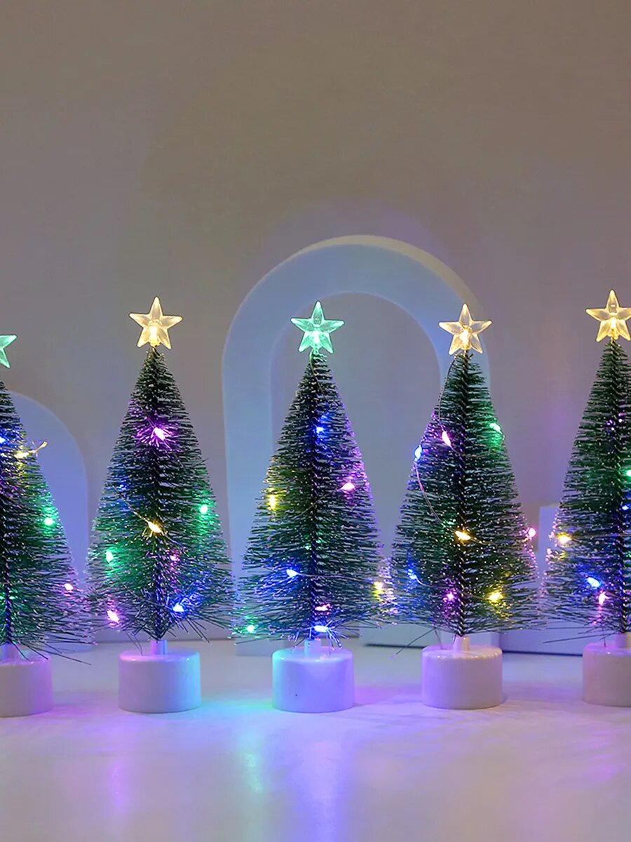 Елка настольная с подсветкой — фото 1