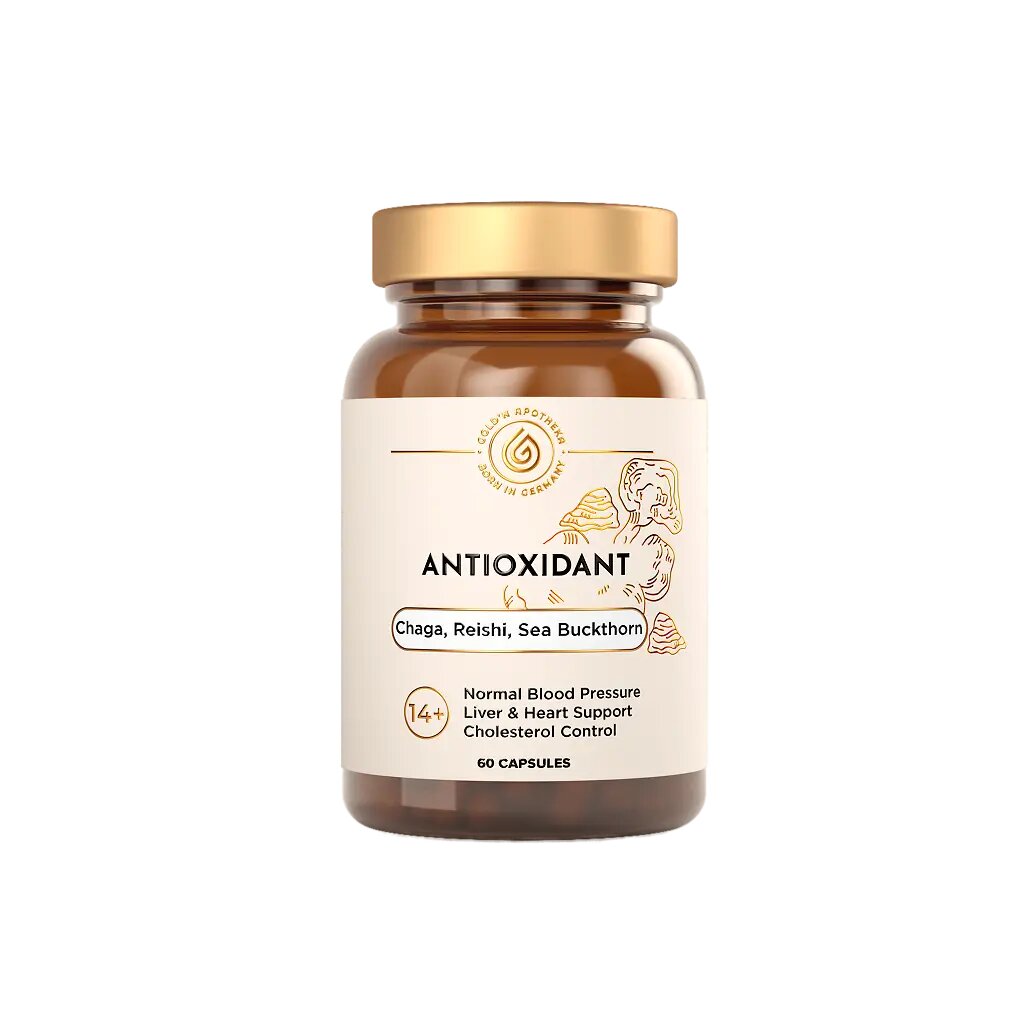 Gold'n Apotheka Antioxidant/Антиоксидант капсулы массой 0,43 г 60 шт