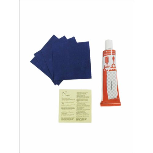 Набор для ремонта надувных матрасов синий 7х7