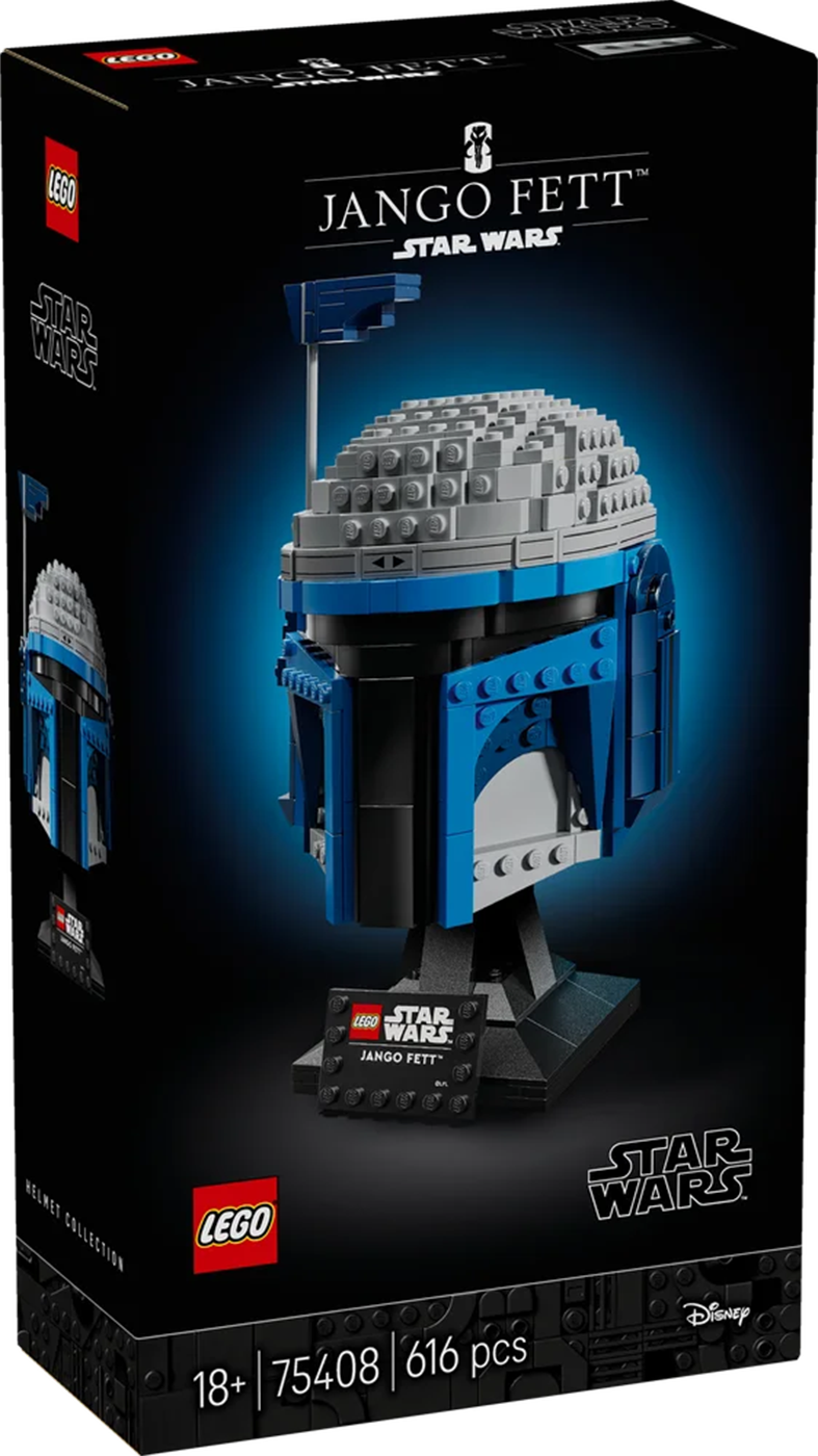 Конструктор LEGO Star Wars 75408 Jango Fett Helmet, Шлем Джанго Фетта 616 дет.
