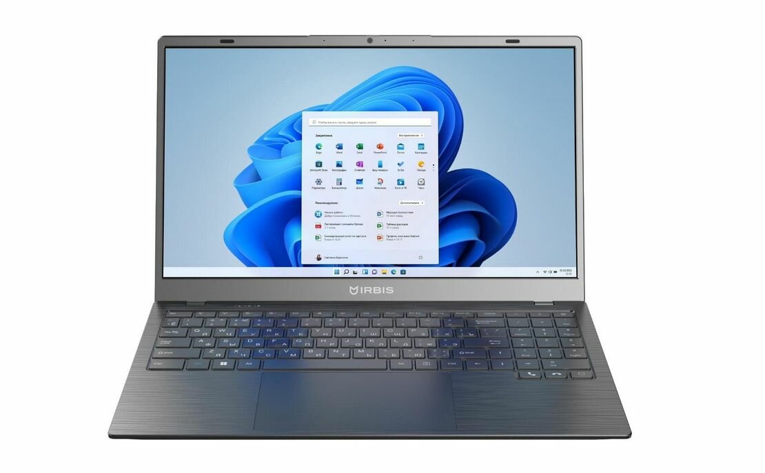 15,6" Ноутбук Irbis 15N (15NBC1014) серый - 1920x1080, IPS, Intel Celeron N5100, ядра: 4 x 1,1 ГГц, 8 ГБ, SSD 256 ГБ, Intel UHD Graphics 600, Windows 11 Pro