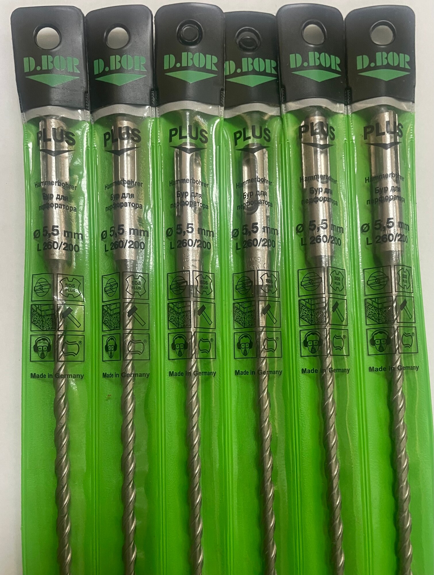 Бур V PLUS (5.5x210/260 мм; SDS-plus) D.BOR