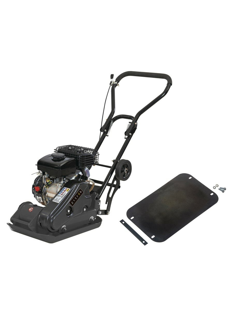 Виброплита Zitrek z3k52 (Loncin 154F; 50 кг; упл.200 мм, с ковриком для виброплиты)