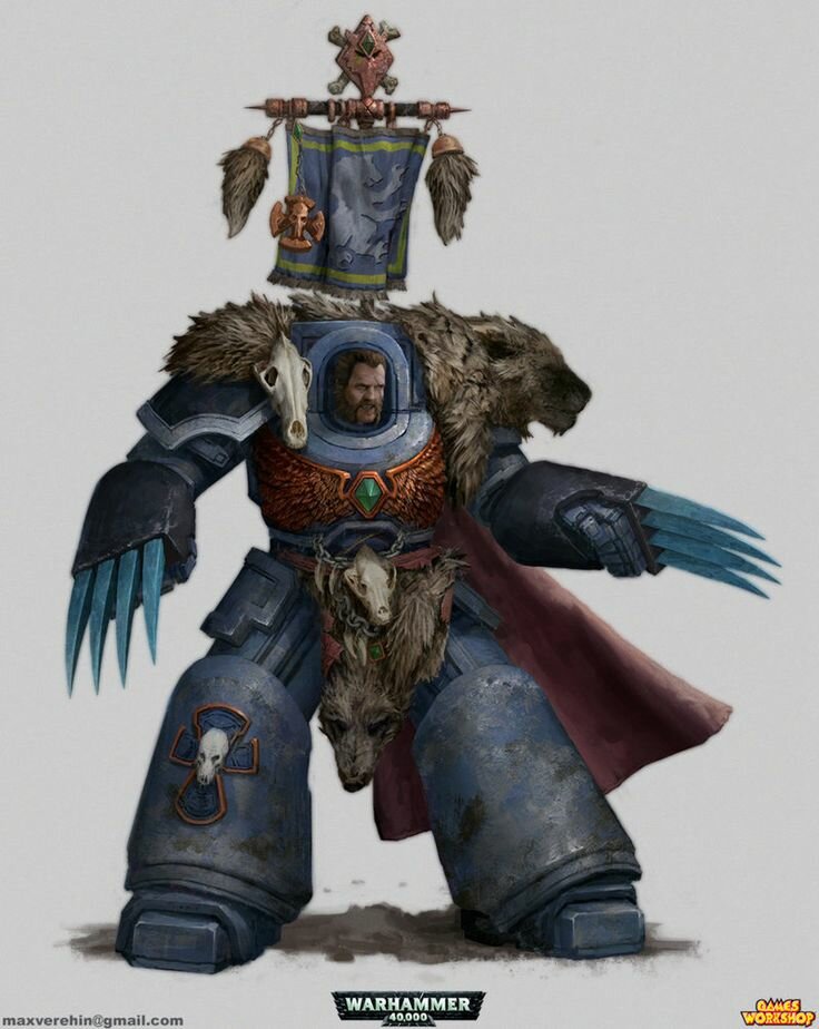 Миниатюры Warhammer 40000 - Logan Wolf