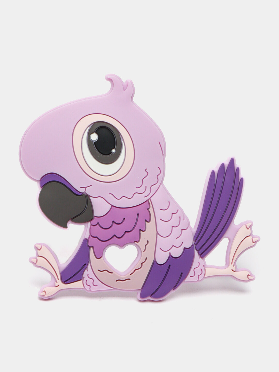 Силиконовый прорезыватель для зубов, грызунок попугай, мягкий и прочный — фото 1