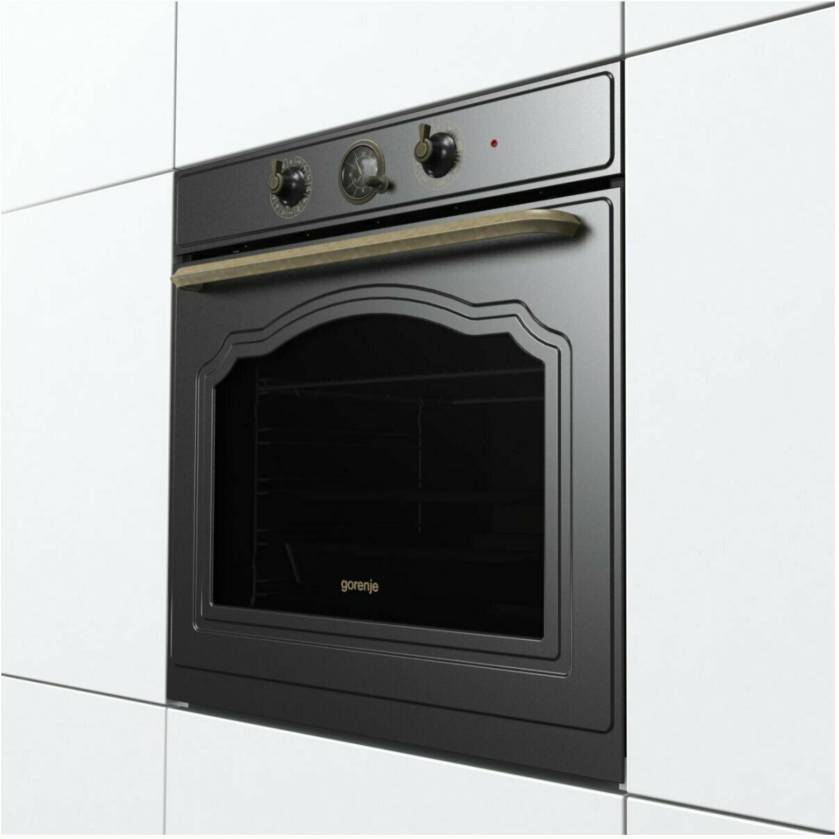 Изображение Духовой шкаф Gorenje BOS67371CLB Retro с конвекцией и грилем