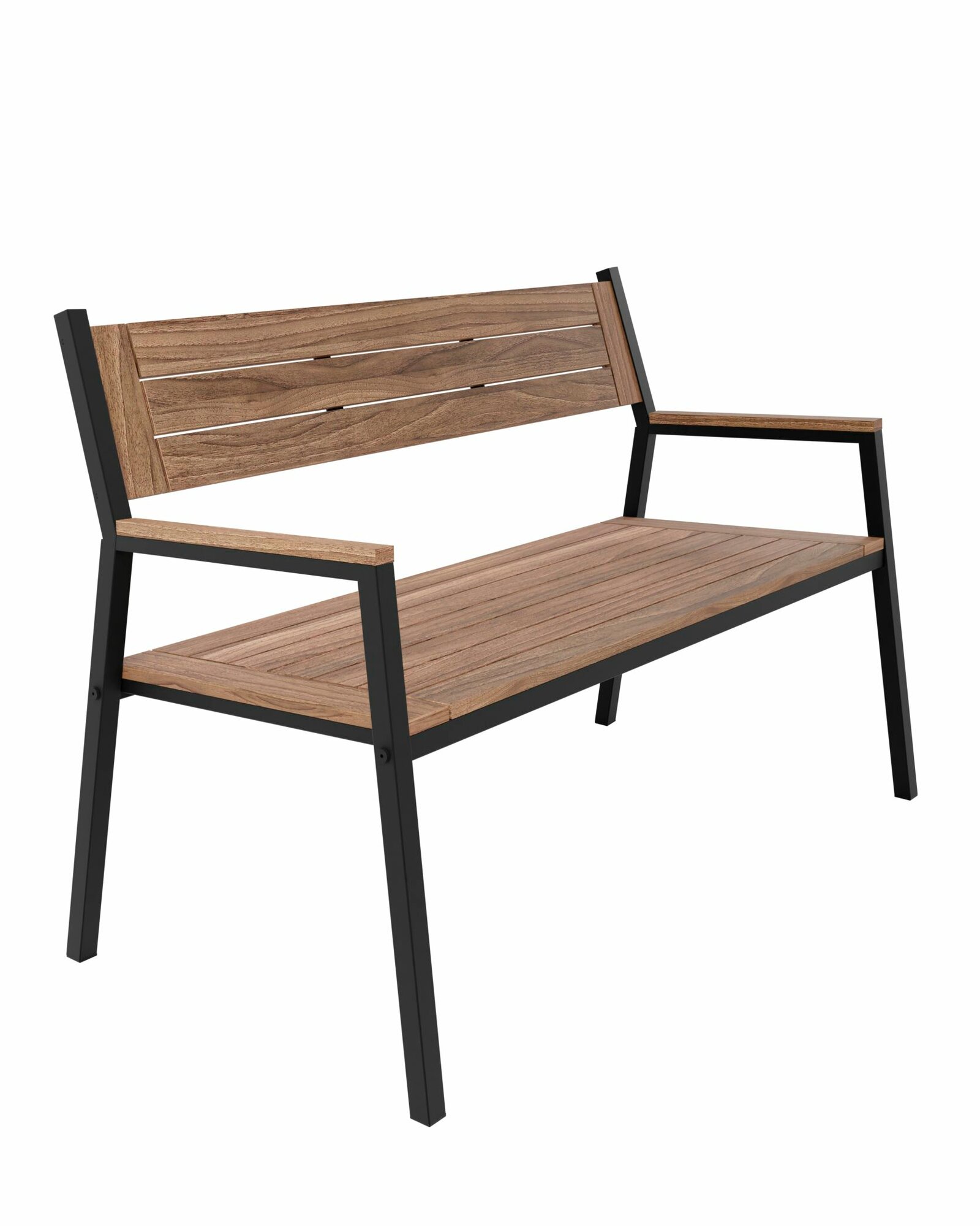 Скамья садовая уличная Ривьера 130 см цвет Палисандр