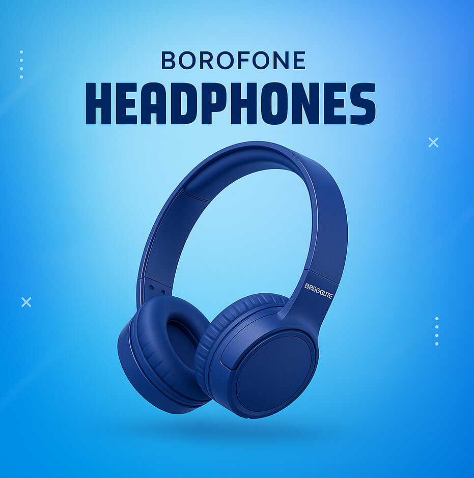 Наушники Borofone BO32, накладные, с ANC и съемным микрофоном, беспроводные, Bluetooth 5.4