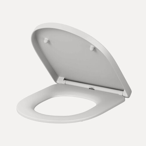 Изображение товара Сиденье для унитаза AM.PM Gem L, универсальное с микролифтом быстросъемное с крышкой, белый глянец