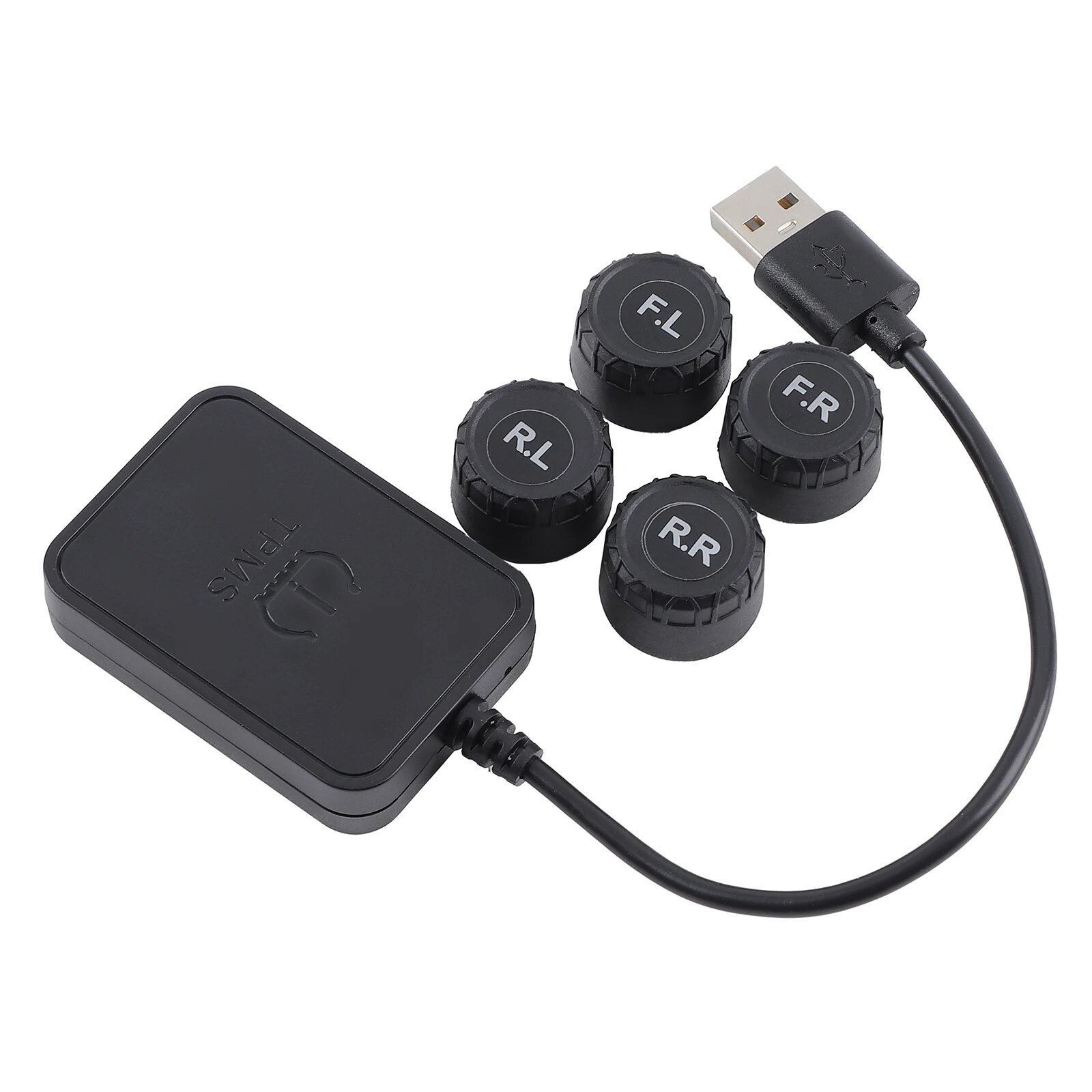 USB Android TPMS Система сигнализации контроля давления в шинах Замена положения шины Свободно Беспроводные внешние датчики, SY02