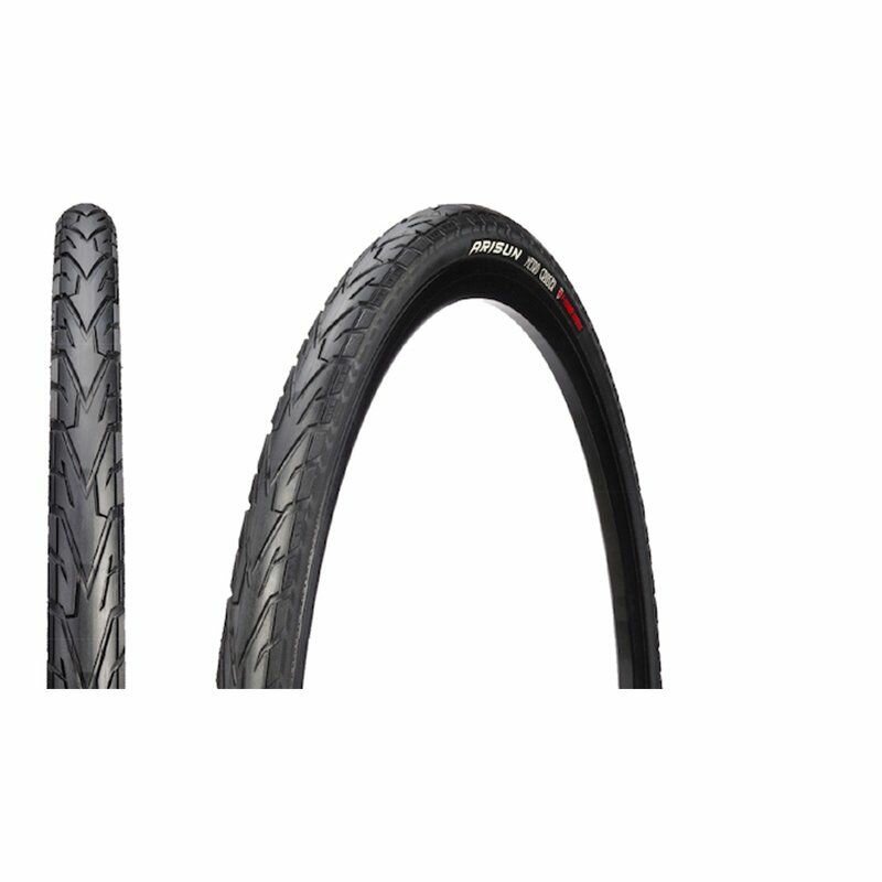 Покрышка ARISUN 700x38C (40-622), METRO CRUISER (A601), CITY / URBAN / TREKKUNG, KD (Антипрокол кевлар 1.5мм), Wire, 60TPI, 315гр. черная
