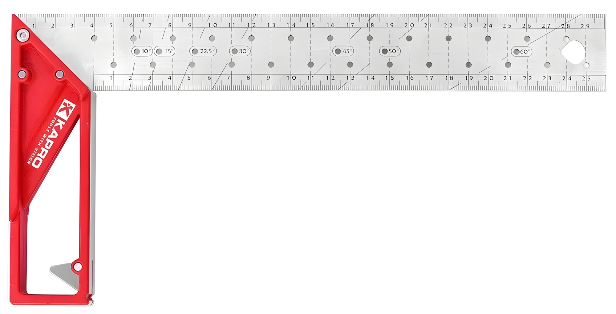 Угольник Kapro 353-40 разметочный гравированная разметка выдвижная опора 40 см Kapro 4542497 .