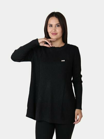 Туника , размер One Size, черный — фото 1