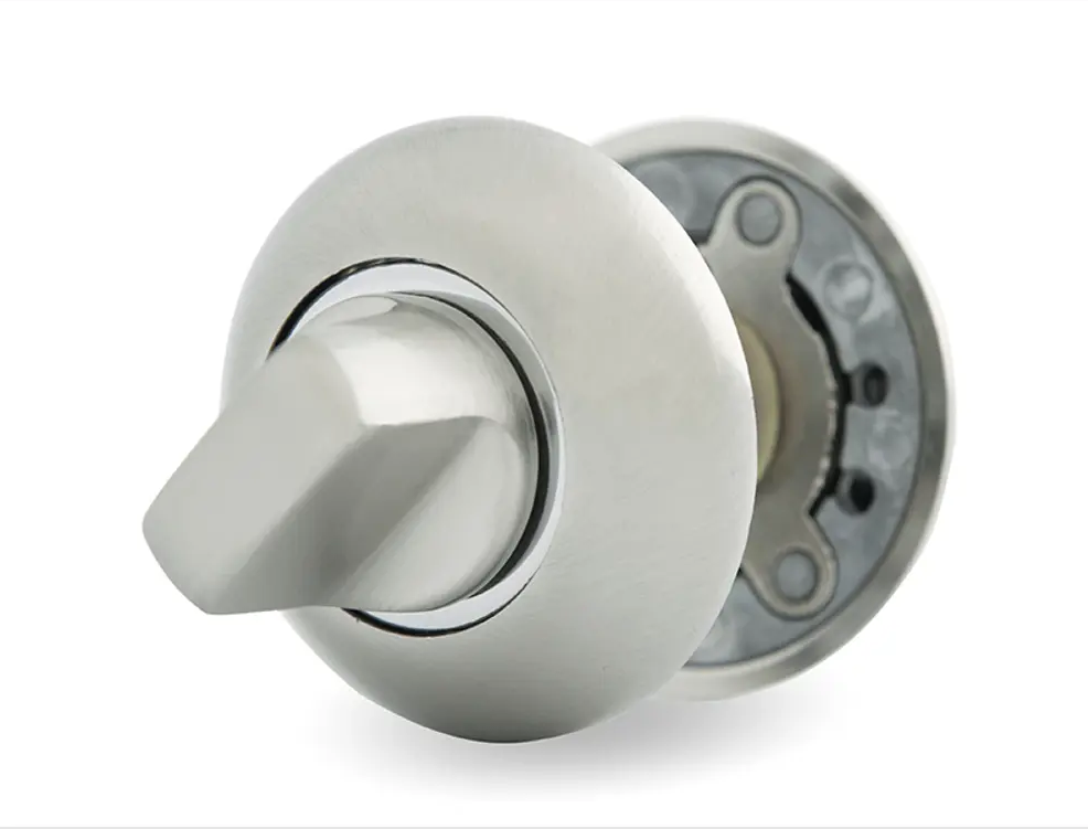 Фиксатор-Ключ Zamak круглый цвет матовый никель сплав ЦАМ DR6FIXJR SN3