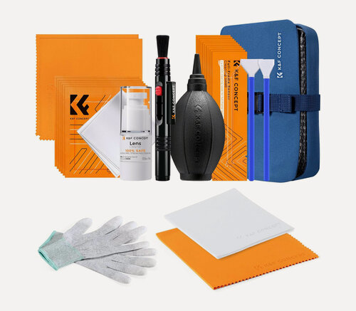 Изображение товара Набор для чистки K&F Concept 1868, матриц и оптики, 23 предмета