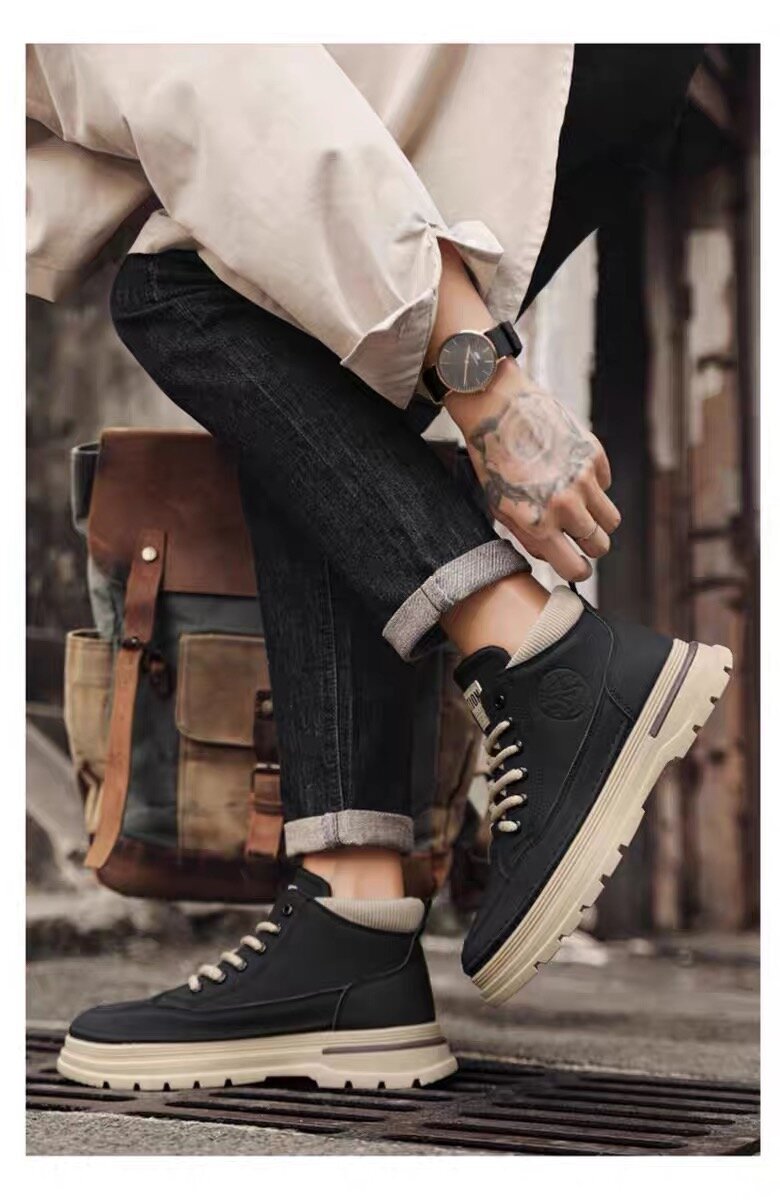 Ботинки берцы, размер 44, black — фото 1