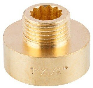 Переход латунный внутренняя-наружная 1