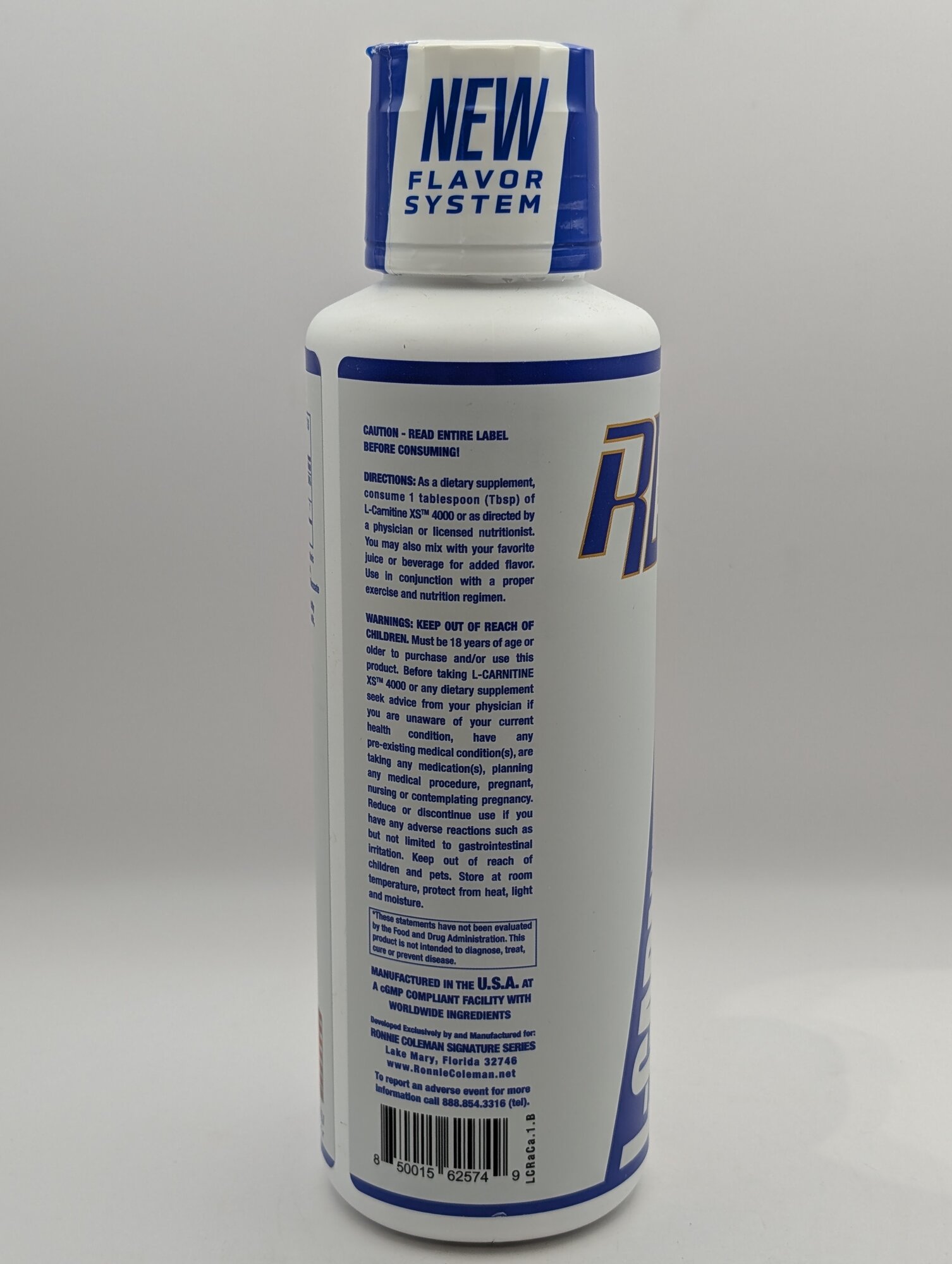 L-Carnitine Ronnie Coleman RS™ 4000, для увеличения выносливости — фото 1