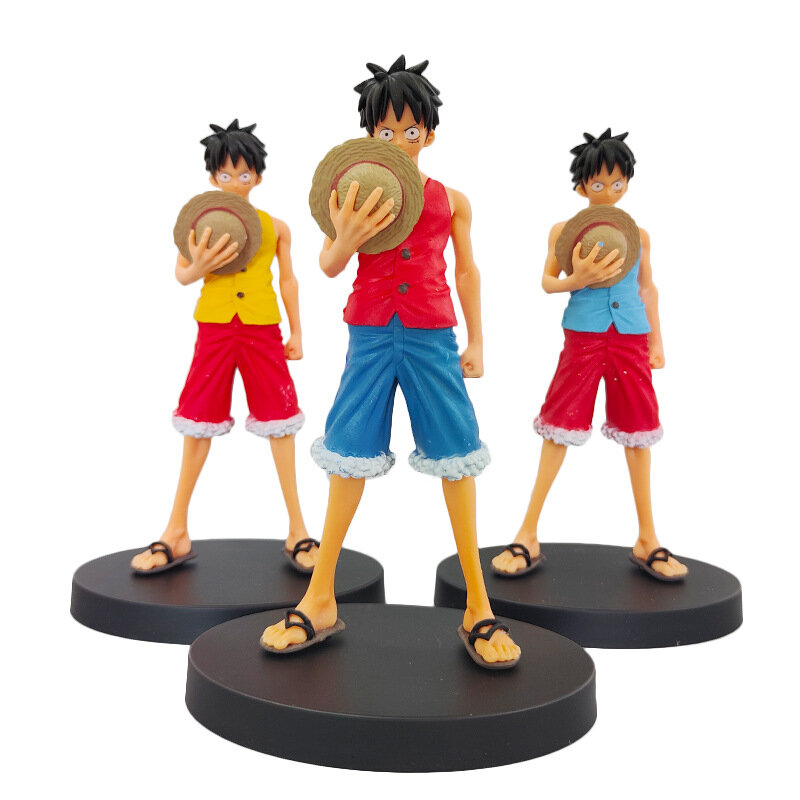 Товары по аниме: One Piece, страна Вано, набор фигурок бегущего Луффи из команды Соломенной Шляпы.