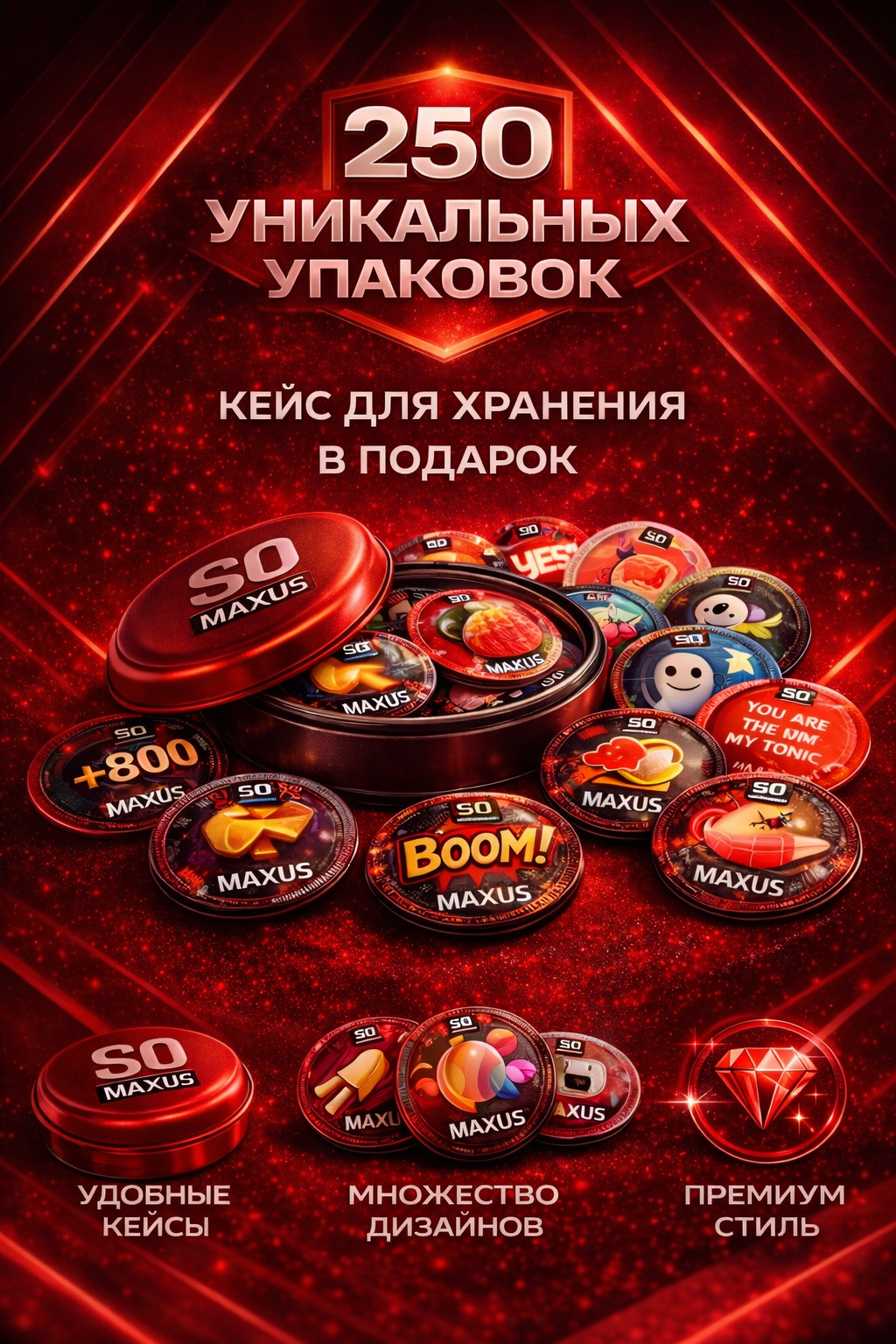 Презервативы MAXUS Ultra Thin ультратонкие, 12шт (гипоаллергенная смазка, тонкие, кейс в подарок) — фото 1