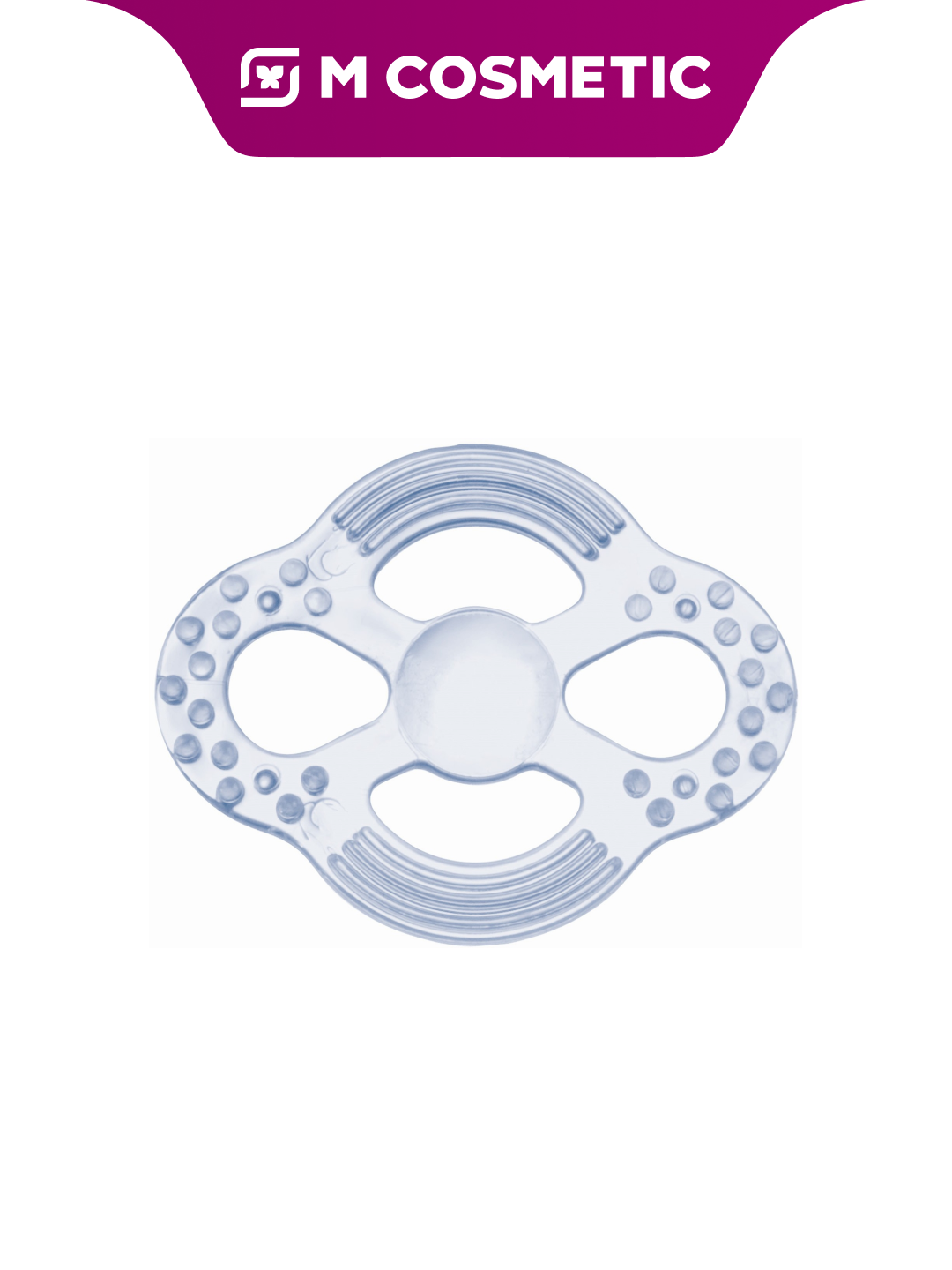 Прорезыватель Канпол, для задних зубов, силиконовый, светло-голубой