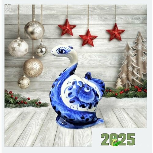 Гжель Змея Символ 2025 года.